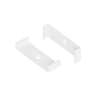 Kit 2 ganci inox bianchi per profilo AV8659XIAA