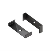 Kit 2 ganci inox neri per profilo AV8660XIAA