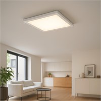 Plafoniera quadrata 24W IP20 CCT 2700K-3000K-4000K-5700K CRI92 ugr19 210x26mm