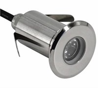 Faretto da incasso inox IP67 3W 2700K foro &Oslash;32mm + cassaforma