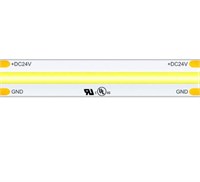 Strip led COB IP67 solderless 3000K 10W/mt 24V 9,6mm 5mt