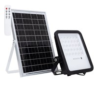 Proiettore solare a batteria 10W 4000K 1100Lm autonomia 7-12 ore con telecomando
