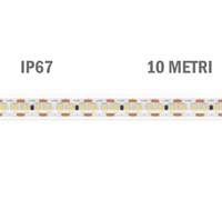 Strip led 2835 IP67 16W/mt 24V 3000K CRI90 taglio 1cm ROLLA 10 METRI