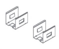 KIT 2 GANCI INOX PER FLEX WALLWASHER 3D 2323