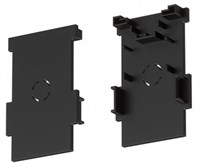 kit 2 tappi per binario 48V AV6001XIAA NERO