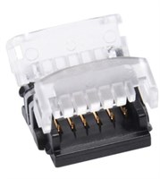 CONNETTORE DI GIUNZIONE TRASPARENTE PER UNIRE 2 STRIP RGB+CCT 12mm