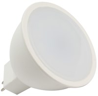 Lampada mr16 5W 12V/24V 100° 6000K opalina FLICKER FREE