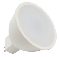 Lampada mr16 5W 12V/24V 100° 3000K opalina FLICKER FREE