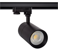 Faretto binario trifase nero 30W 4000K ugr