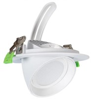 Faretto incasso orientabile 24W LED OSRAM 4000K