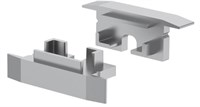 KIT 2 TAPPI TITANIO CON FORO PER PROFILO AV6473XIAA