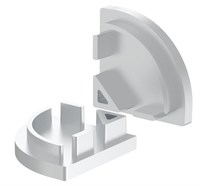 KIT 2 TAPPI GRIGI SENZA FORO PER PROFILO AV6475XIAA/AV6594XIAA