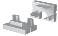 KIT 2 TAPPI GRIGI CON FORO PER PROFILO AV6483XIAA