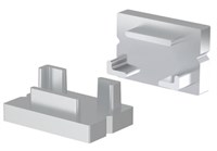 KIT 2 TAPPI GRIGI SENZA FORO PER PROFILO AV6483XIAA