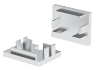 KIT 2 TAPPI GRIGI SENZA FORO PER PROFILO AV6487XIAA/AV6497XIAA
