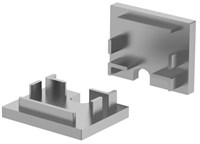 KIT 2 TAPPI TITANIO CON FORO PER PROFILO AV6490XIAA