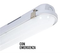 PLAFONIERA STAGNA IP65 120CM 36W 4000K CON EMERGENZA