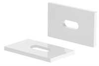 KIT 2 TAPPI BIANCO CON FORO PER PROFILO AV6743XIAA