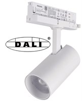 Faretto binario trifase bianco DALI 35W 4000K led bridgelux CRI>90