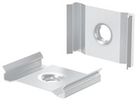 KIT 2 GANCI INOX PER PROFILO AV7191XIAA E AV7192XIAA