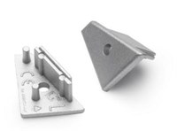 KIT 2 TAPPI GRIGIO CON FORO PER PROFILO AV7025XIAA
