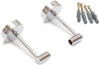 Holder doppio cromato montaggio plafone