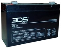 BATTERIA AL PIOMBO AGM 6V 12Ah TERMINALE T2 (T1)