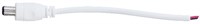 Connettore DC maschio diritto - plug 5,5-2,1mm L.cavo 30cm