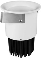 Faretto incasso ottica arretrata 12W incasso Ø72mm - Italy