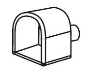 TAPPO DI CHIUSURA APERTO PER FLEX NEON DOME 1010