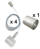 Kit sospensione circolare L. 2mt per flex neon D23