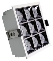 Downlight da incasso quadrato 40W Led OSRAM 4000K 13x13cm