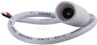 CONNETTORE DC FEMMINA BIANCO - PLUG 5.5-2.5mm L.CAVO 150cm